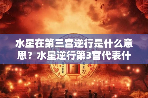 水星在第三宫逆行是什么意思？水星逆行第3宫代表什么？