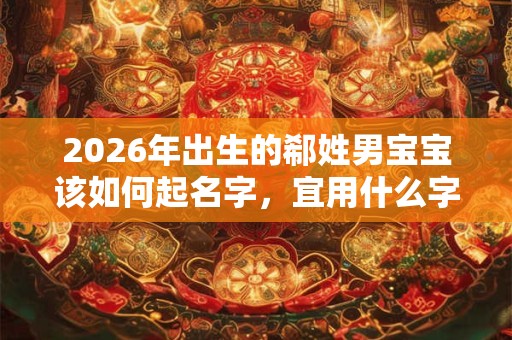 2026年出生的郗姓男宝宝该如何起名字，宜用什么字。