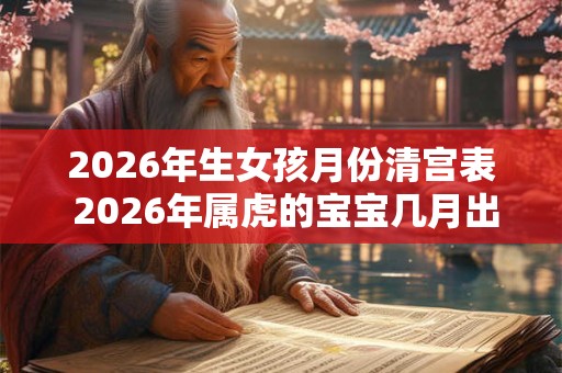 2026年生女孩月份清宫表 2026年属虎的宝宝几月出生最好