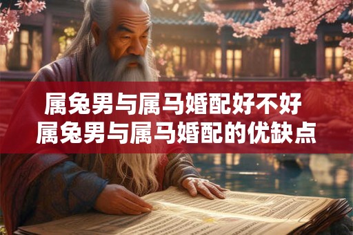 属兔男与属马婚配好不好 属兔男与属马婚配的优缺点