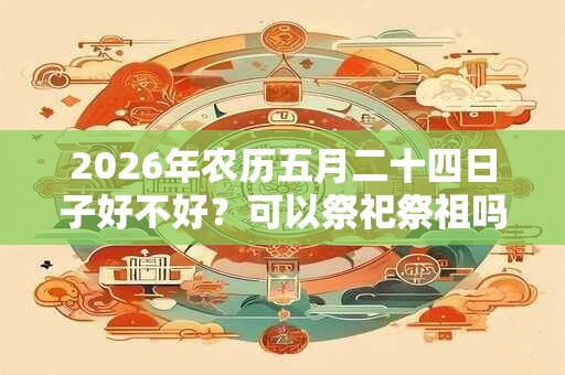 2026年农历五月二十四日子好不好？可以祭祀祭祖吗？