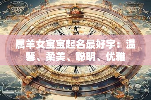 属羊女宝宝起名最好字：温馨、柔美、聪明、优雅