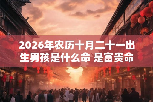 2026年农历十月二十一出生男孩是什么命 是富贵命吗