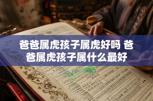 爸爸属虎孩子属虎好吗 爸爸属虎孩子属什么最好