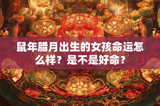 鼠年腊月出生的女孩命运怎么样？是不是好命？