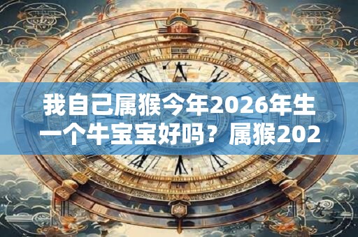 我自己属猴今年2026年生一个牛宝宝好吗？属猴2026年运势？