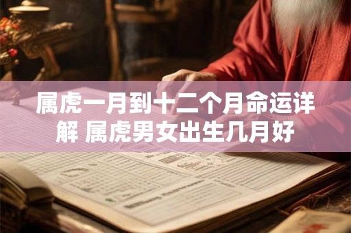 属虎一月到十二个月命运详解 属虎男女出生几月好