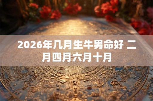 2026年几月生牛男命好 二月四月六月十月