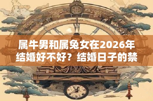 属牛男和属兔女在2026年结婚好不好？结婚日子的禁忌？