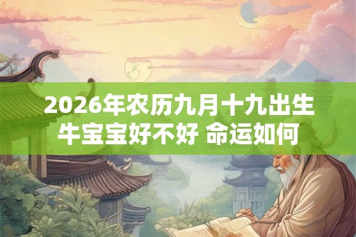 2026年农历九月十九出生牛宝宝好不好 命运如何
