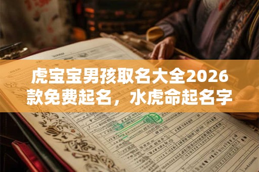 虎宝宝男孩取名大全2026款免费起名，水虎命起名字带什么好？