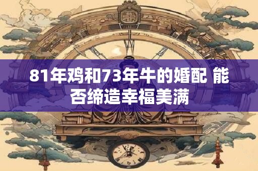 81年鸡和73年牛的婚配 能否缔造幸福美满
