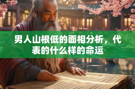 男人山根低的面相分析，代表的什么样的命运
