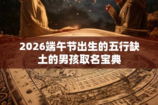 2026端午节出生的五行缺土的男孩取名宝典