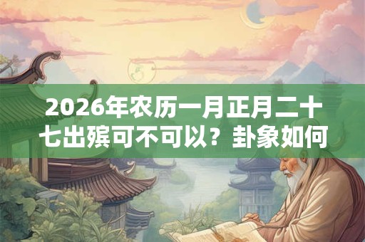 2026年农历一月正月二十七出殡可不可以？卦象如何？