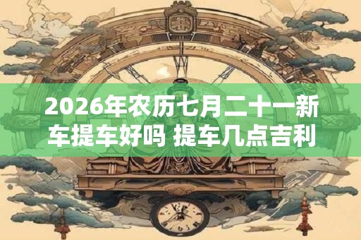 2026年农历七月二十一新车提车好吗 提车几点吉利