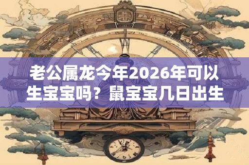 老公属龙今年2026年可以生宝宝吗？鼠宝宝几日出生好？