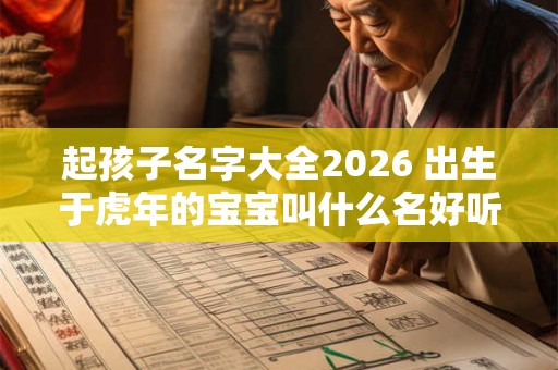起孩子名字大全2026 出生于虎年的宝宝叫什么名好听