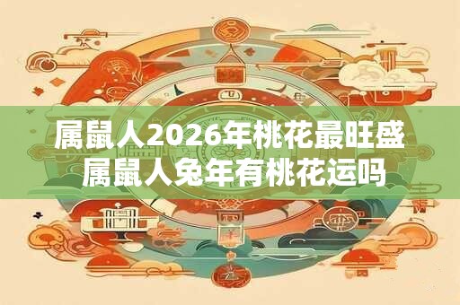 属鼠人2026年桃花最旺盛 属鼠人兔年有桃花运吗