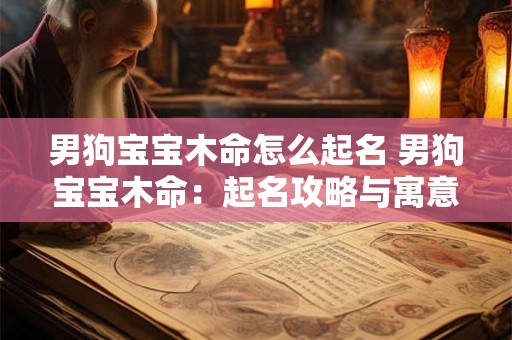 男狗宝宝木命怎么起名 男狗宝宝木命：起名攻略与寓意解读