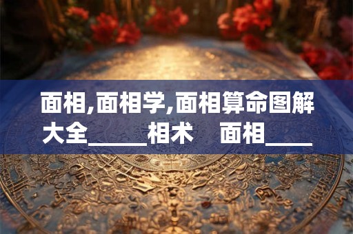 面相,面相学,面相算命图解大全_____相术    面相____