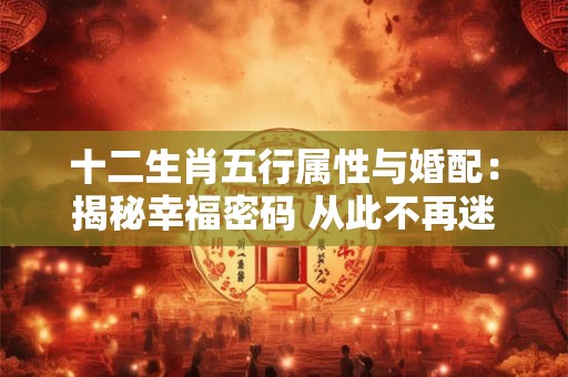 十二生肖五行属性与婚配：揭秘幸福密码 从此不再迷茫！