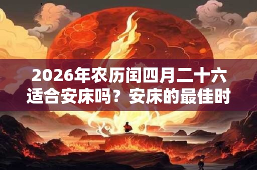 2026年农历闰四月二十六适合安床吗？安床的最佳时间？