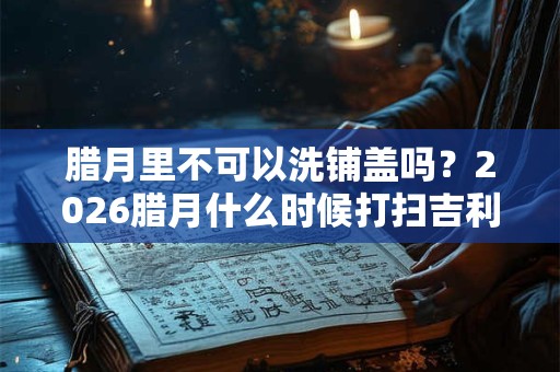 腊月里不可以洗铺盖吗？2026腊月什么时候打扫吉利？