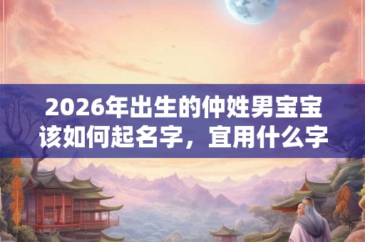 2026年出生的仲姓男宝宝该如何起名字，宜用什么字。