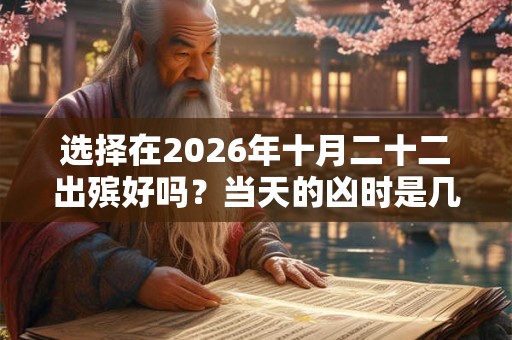选择在2026年十月二十二出殡好吗？当天的凶时是几点？