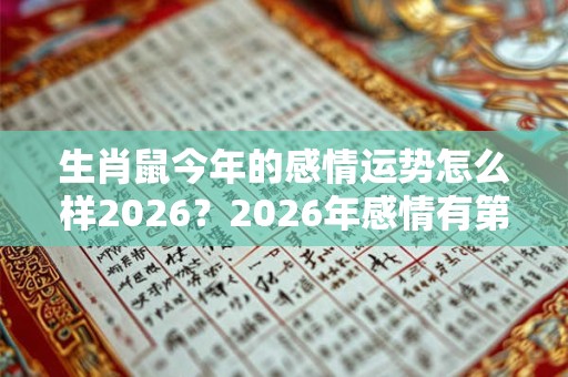生肖鼠今年的感情运势怎么样2026？2026年感情有第三者的生肖
