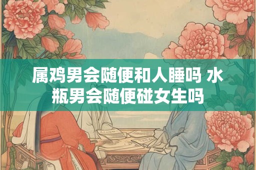 属鸡男会随便和人睡吗 水瓶男会随便碰女生吗