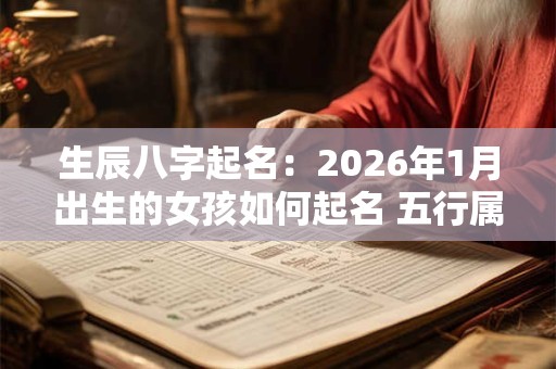 生辰八字起名：2026年1月出生的女孩如何起名 五行属什么