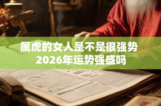 属虎的女人是不是很强势 2026年运势强盛吗