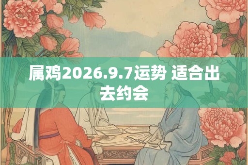 属鸡2026.9.7运势 适合出去约会