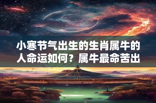 小寒节气出生的生肖属牛的人命运如何？属牛最命苦出生日期