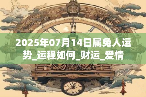 2025年07月14日属兔人运势_运程如何_财运_爱情