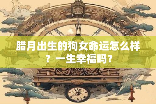 腊月出生的狗女命运怎么样？一生幸福吗？