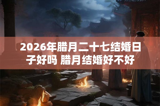 2026年腊月二十七结婚日子好吗 腊月结婚好不好