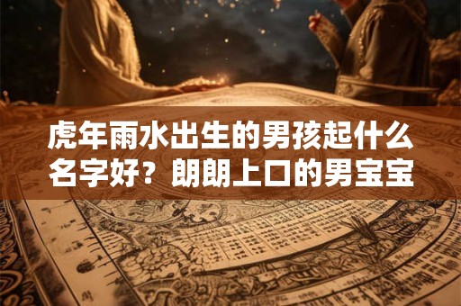 虎年雨水出生的男孩起什么名字好？朗朗上口的男宝宝名字