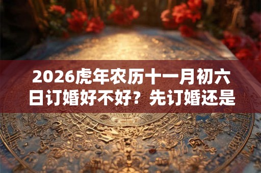 2026虎年农历十一月初六日订婚好不好？先订婚还是先结婚