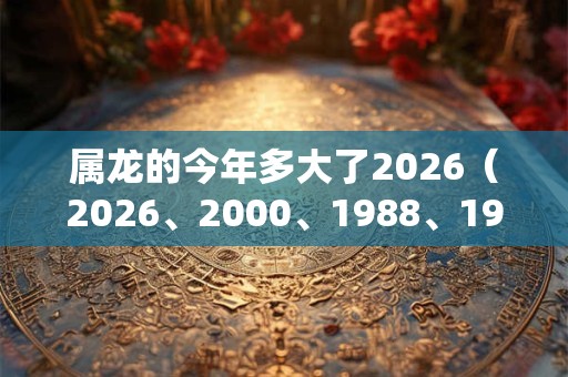 属龙的今年多大了2026（2026、2000、1988、1976、1964）