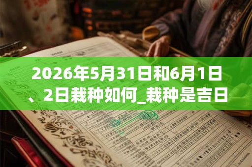 2026年5月31日和6月1日、2日栽种如何_栽种是吉日吗