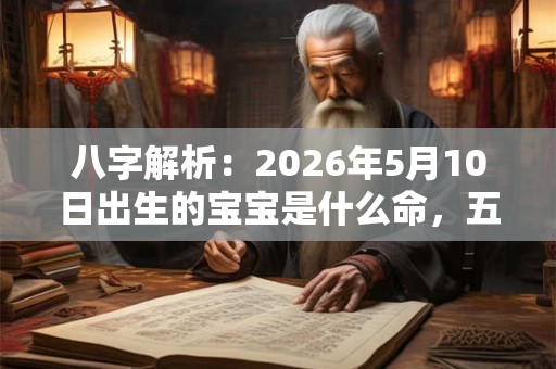 八字解析：2026年5月10日出生的宝宝是什么命，五行缺什么