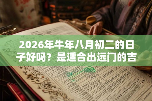 2026年牛年八月初二的日子好吗？是适合出远门的吉日吗？