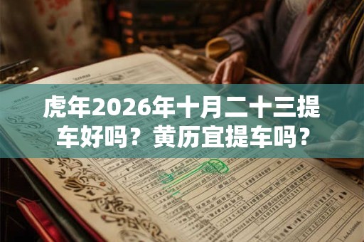 虎年2026年十月二十三提车好吗？黄历宜提车吗？