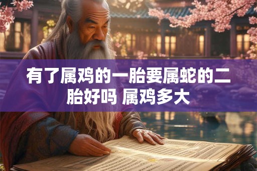 有了属鸡的一胎要属蛇的二胎好吗 属鸡多大