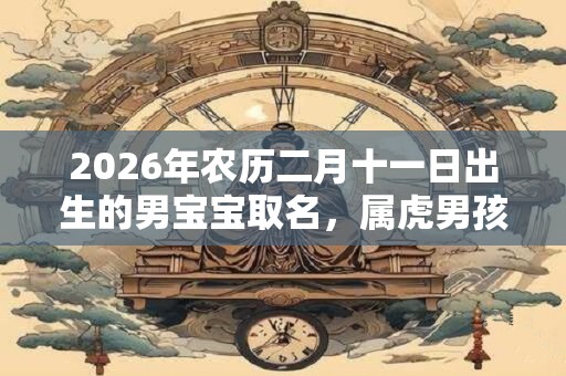 2026年农历二月十一日出生的男宝宝取名，属虎男孩新潮名字