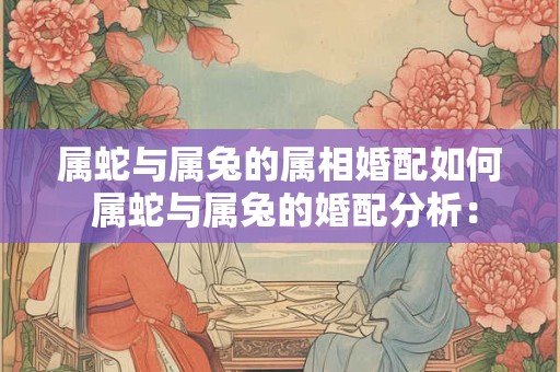 属蛇与属兔的属相婚配如何 属蛇与属兔的婚配分析：