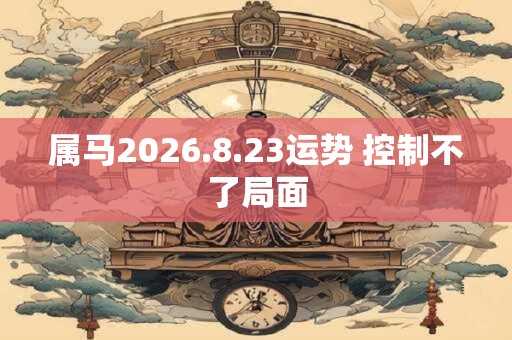 属马2026.8.23运势 控制不了局面
